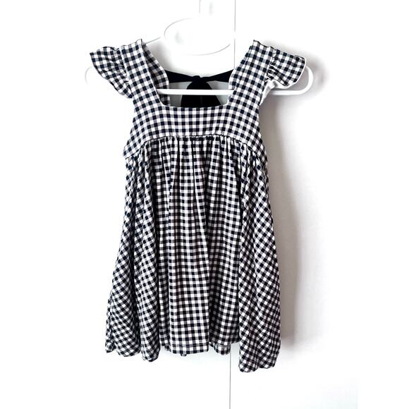 Well Dressed Wolf Other - Omi Jo Well Dressed Wolf 24m Aunt Heart Black Check Fall Cottagecore Tunic Dress